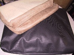 Waterproof inner liner filled with 100% SHREDDED MEMORY FOAM